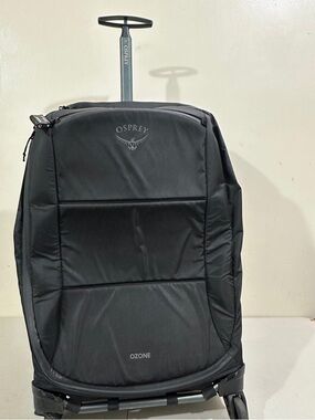 OSPREY Black Ozone Rolling Travel Bag